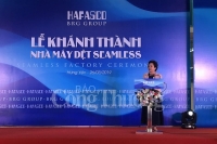 Hafasco khánh thành Nhà máy Dệt Seamless trị giá 40 tỷ đồng